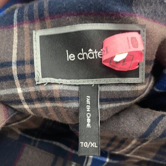 LE chateau plaid jacket equestrian business casual sz xl - Picture 3 of 10